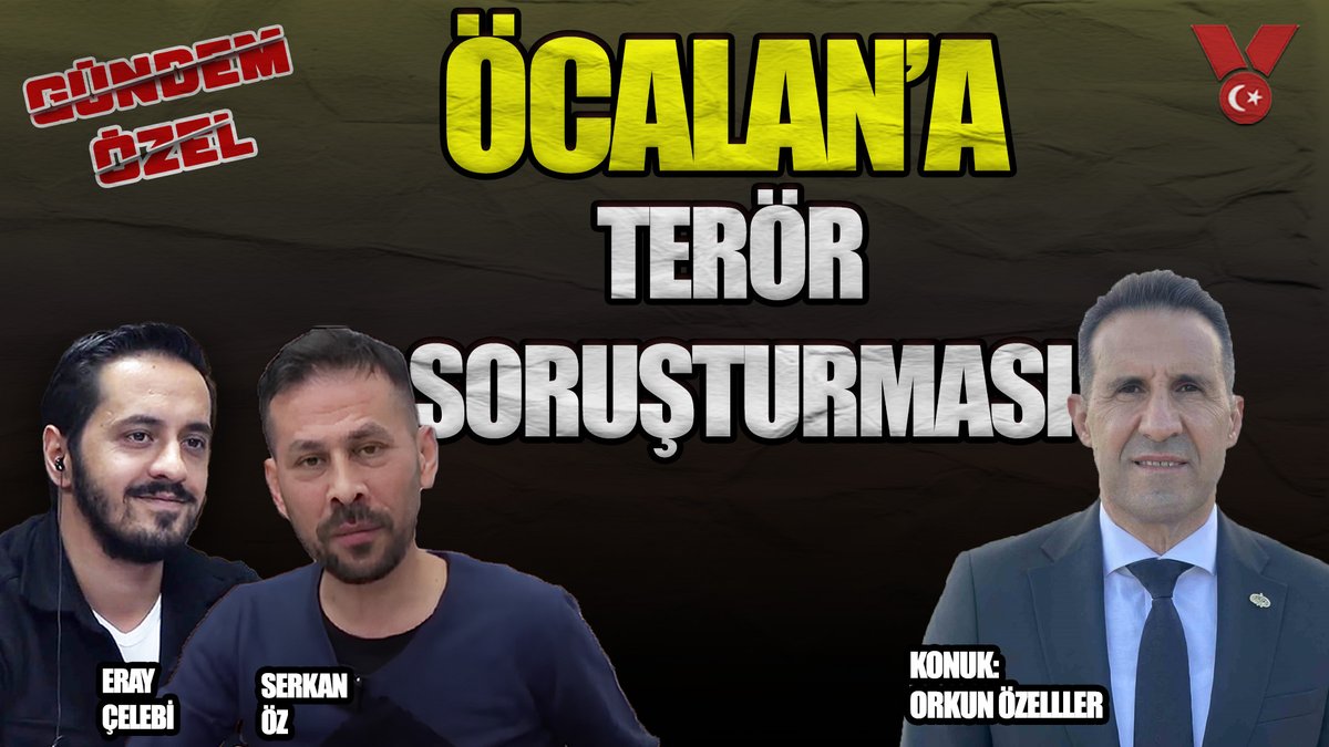 Canlı yayın saat 20.00'de...

Öcalan'a Terör Soruşturması - 27 Aralık'a 3 Kala | Gündem Özel | Eray Çelebi-Serkan Öz-Orkun Özeller

İzlemek için:
youtube.com/live/ywPn7_VRn…

<a href="/OrkunOzeller/">Orkun Özeller</a> <a href="/CVPSerkanOz/">Serkan Öz</a> <a href="/celebieray/">Eray Çelebi</a>