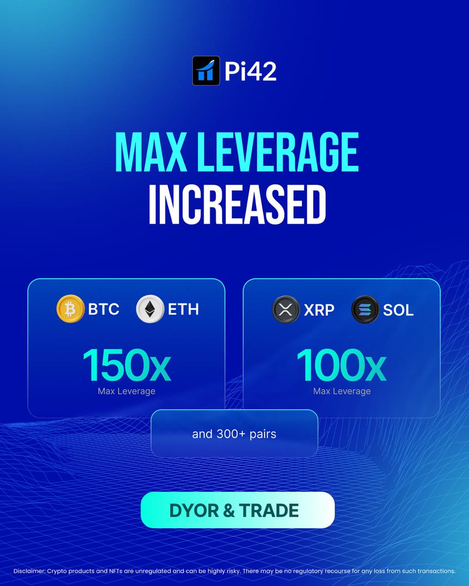 🆕 Max leverage is now updated to 150x ! DYOR 👇