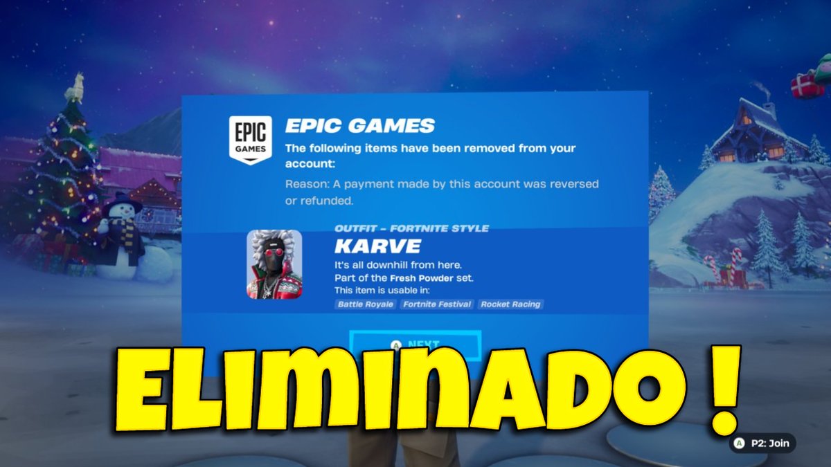 CUIDADO ! FORTNITE ESTA ELIMINANDO SKINS POR UN ERROR 😱🤯
LINK: youtube.com/watch?v=iHSHOc…
#Fortnite
