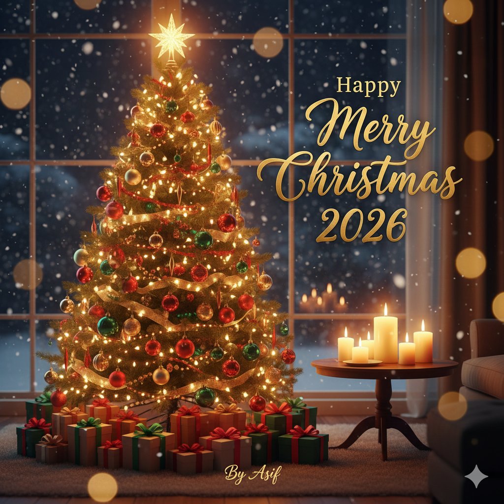 🎄✨ Happy Merry Christmas 2026! Wishing everyone joy, peace &amp; success. Grateful for all the connections and growth this year. Here’s to new opportunities ahead! — Asif | SEO Expert

#MerryChristmas2026 #SEOExpert #DigitalMarketing #ChristmasVibes 🎁✨