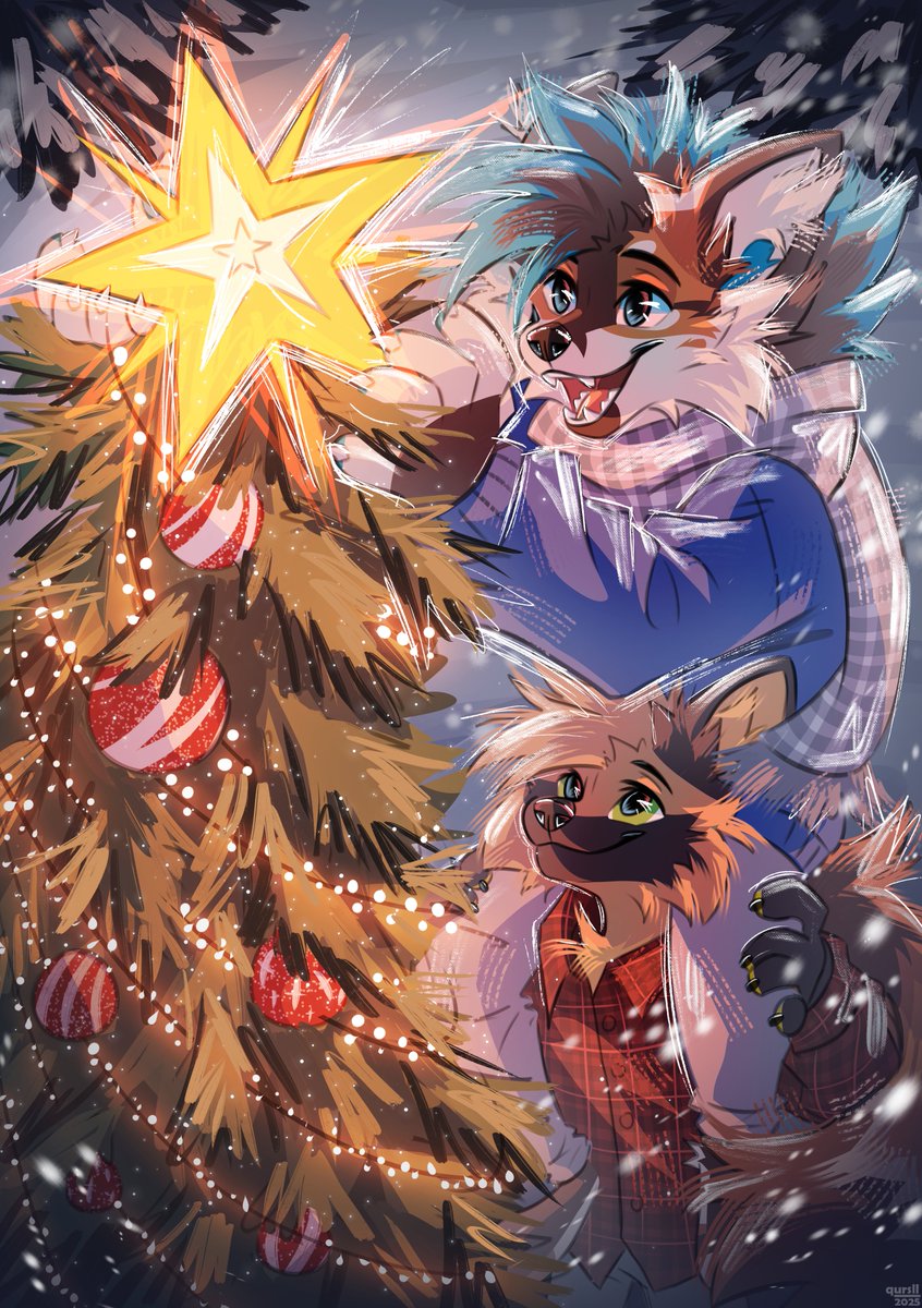 QuRsLL_'s tweet image. Under the Christmas Star 🌟🎄