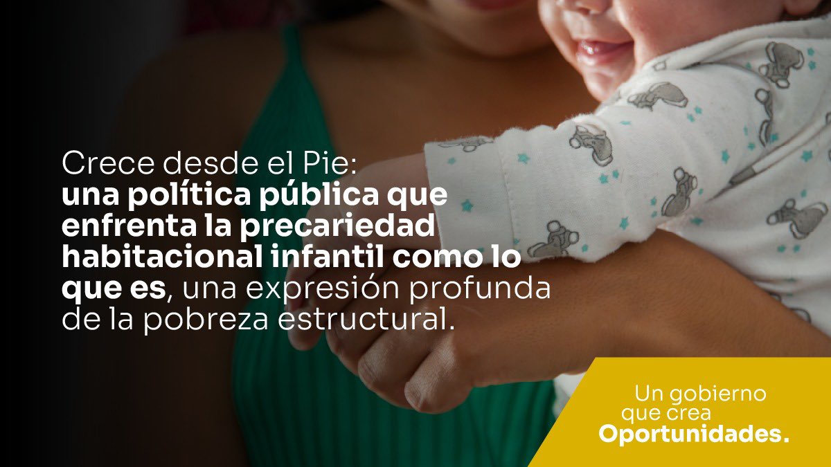 La reducción de la pobreza infantil, requiere acciones integrales en donde más se necesita. La decisión política es actuar.

Actuar para transformar las condiciones habitacionales es garantizar oportunidades desde el comienzo.

 #GobiernoDeOportunidades