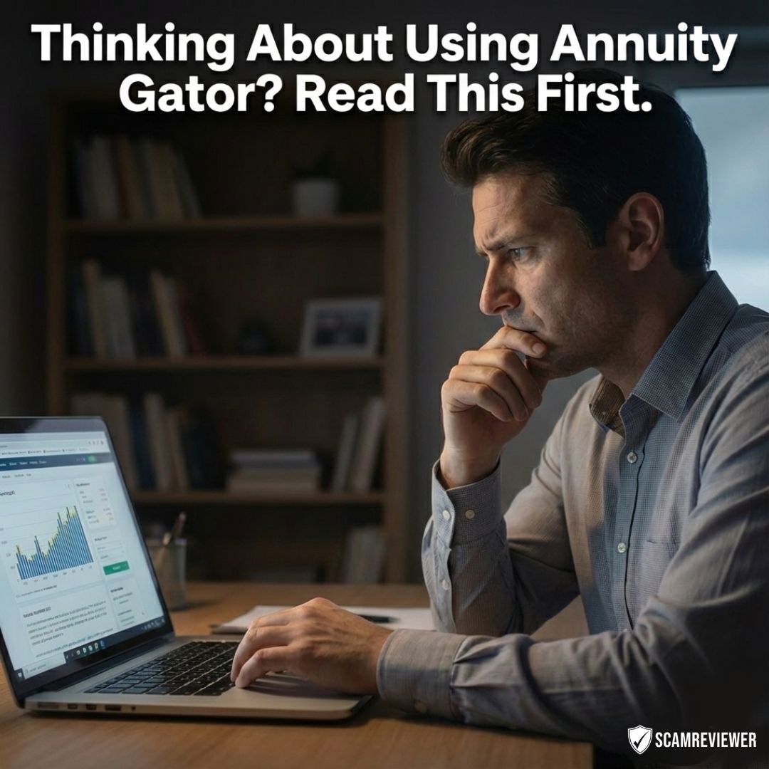 scam_reviewer's tweet photo. Thinking about Annuity Gator? Read this first.

Why it matters:
Understand the real business model
Spot possible conflicts or red flags
Get an unbiased second opinion

Full review: https://t.co/e4EOW1Ii6b
#RetirementPlanning #Annuities #DueDiligence https://t.co/v6XJCJF2pA