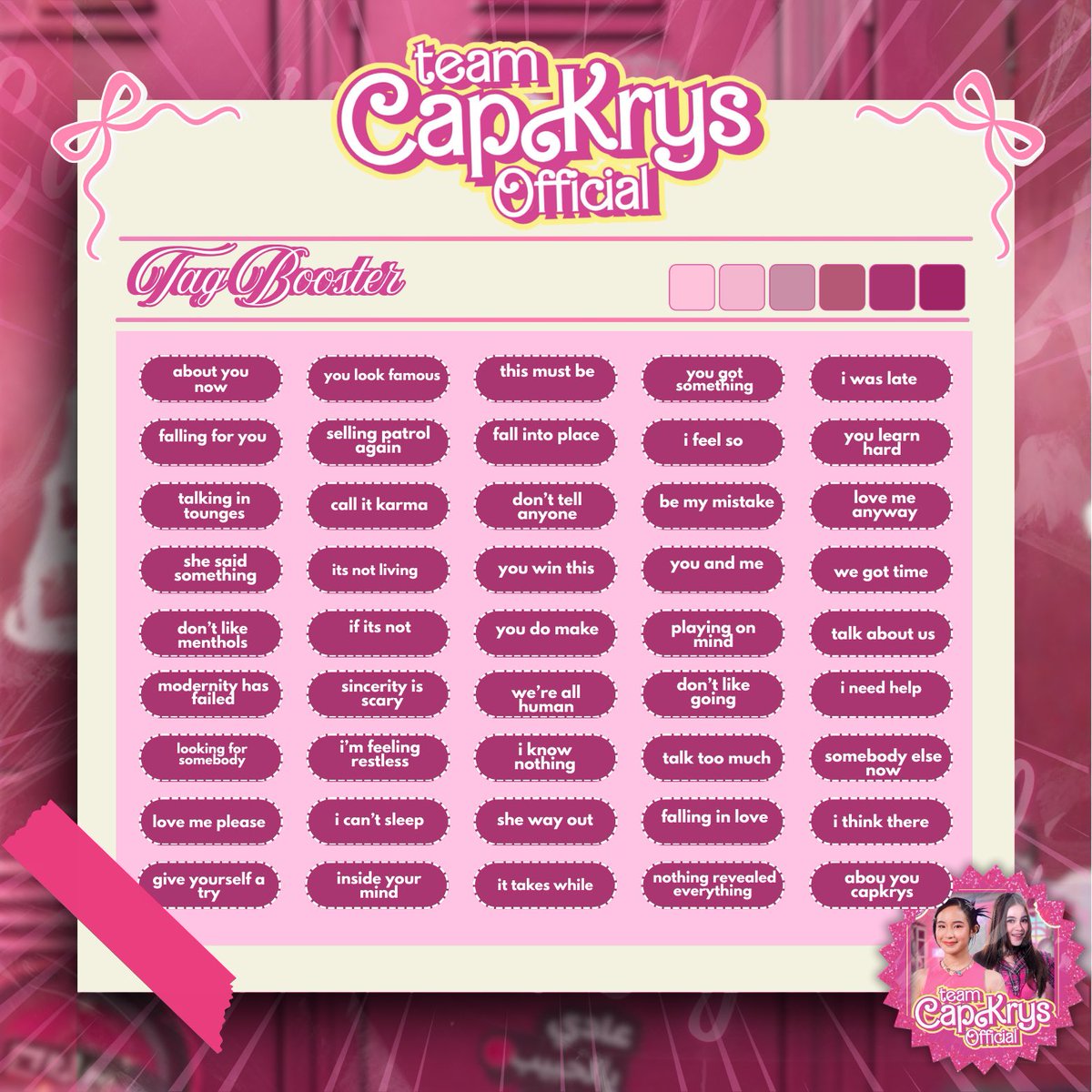 gaehyesu's tweet image. Tag Booster Seven

kaya pa yan co-neyshun kooo!!!

MIYERry CAPKRYSMAS