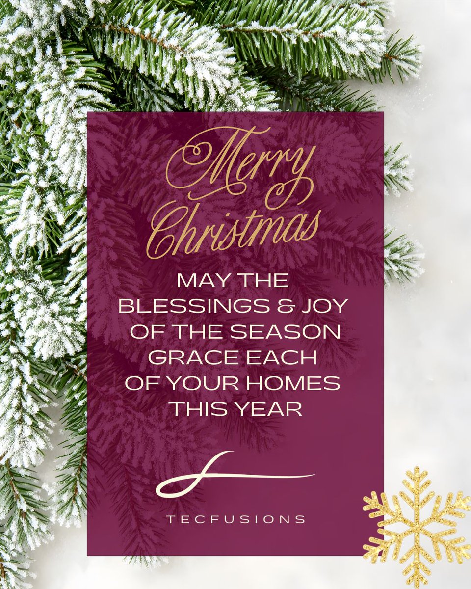 Wishing our customers, partners, and communities a peaceful Christmas and a joyful holiday season.