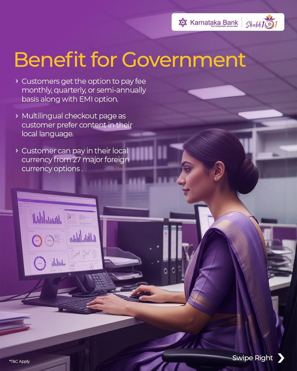 KarnatakaBank's tweet image. Powering government payments with reliability and ease.
Secure infrastructure, wide payment acceptance, and consistent performance.
Designed for scale, stability, and transparency.

#KarnatakaBank #DigitalPayment #PaymentGateway

[Karnataka bank Digital payment, Payment gateway]