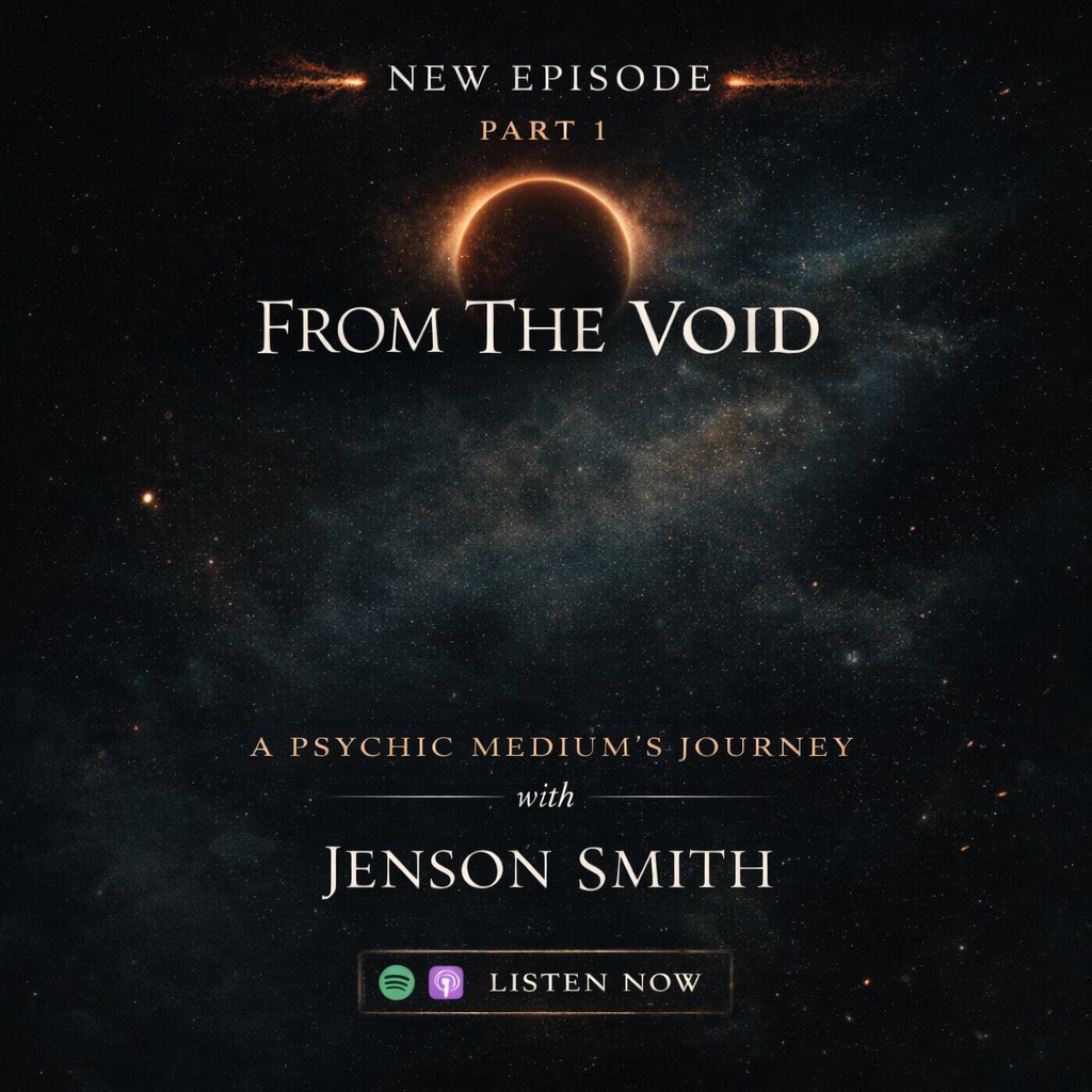 void_fromthe's tweet image. In Part 1 of From The Void, I sit down with Jenson Smith to talk about discovering her abilities, communicating with deceased loved ones, and what the “other side” is really like.

Believer, skeptic, or somewhere in between — this one’s fascinating.

#FromTheVoid #LifeAfterDeath