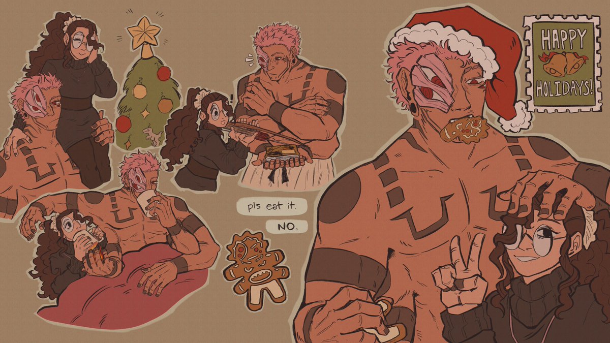 christmas eve with sukuna #berrykuna