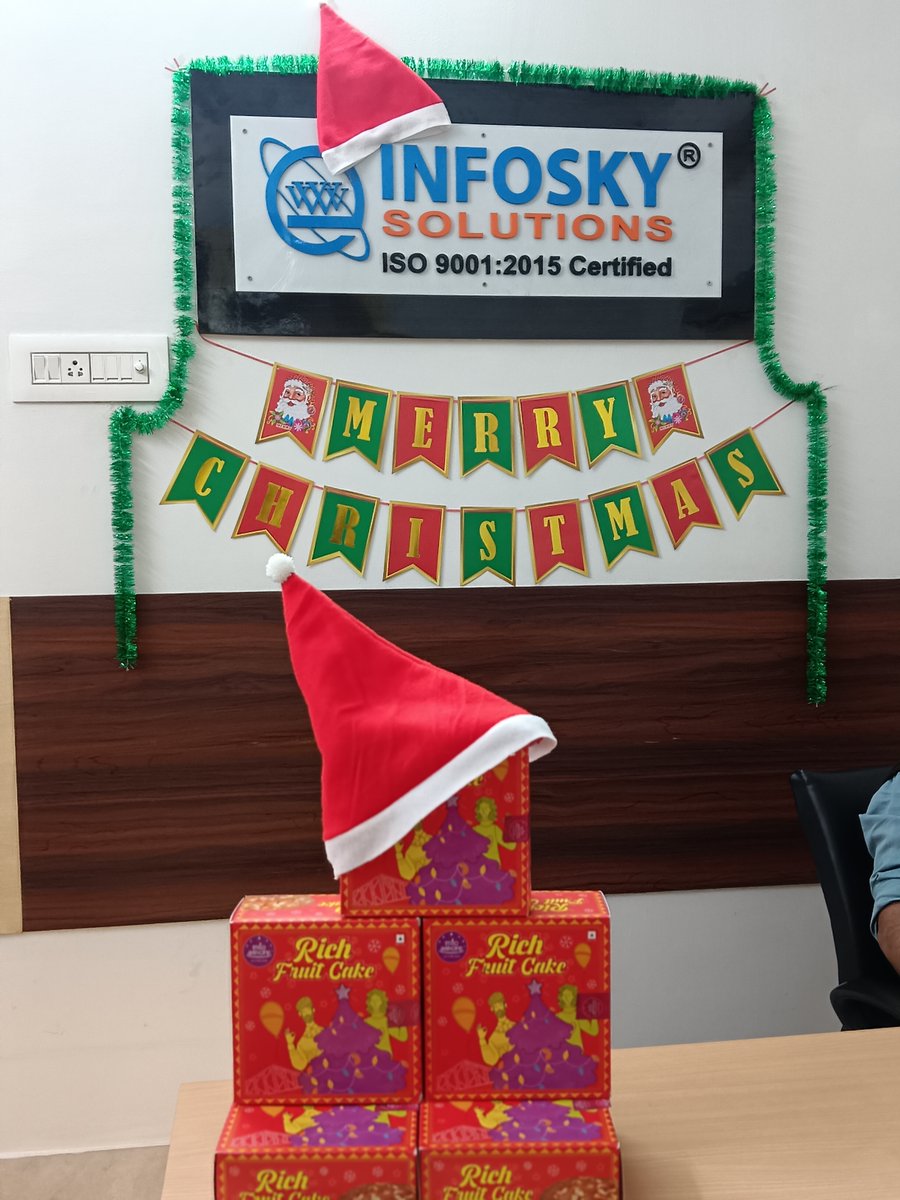 infoskysolution's tweet photo. Christmas 2025 Celebrations Infosky Solutions https://t.co/zOBFssFY9x
