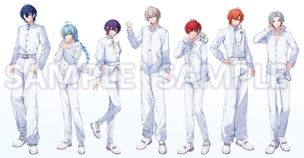 STPR BOYS ドキ恋　アクスタ　セット お仕事 〉 STPR BOYS ドキ恋 様のウィンタービジュアル担当させて