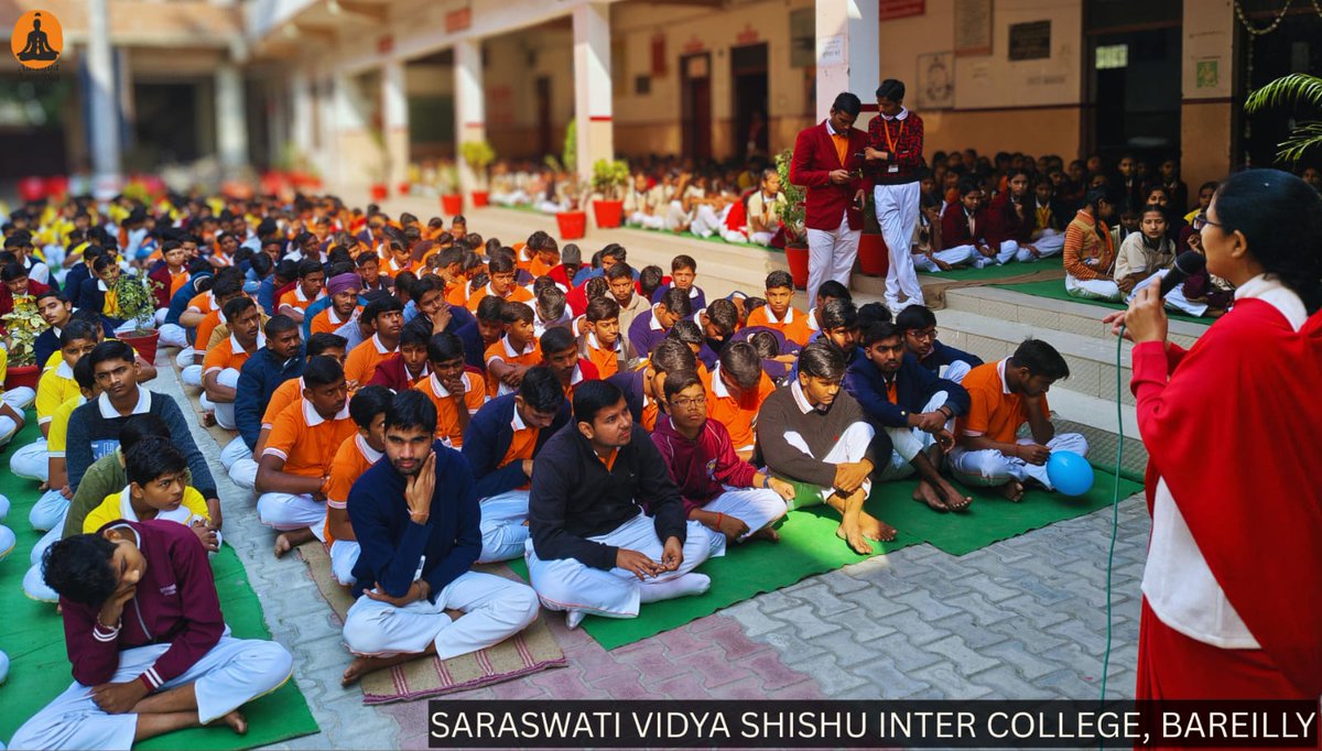 djjsaarogya's tweet photo. DJJS Aarogya engaged 3601 youngsters in mental health awareness workshop- Manobalam, organised in November 2025 in colleges of Bareilly, Uttar Pradesh.
#DJJS #Aarogya #AshutoshMaharajji #Manobalam #mentalhealth #bareilly https://t.co/s2yqCHs1gf