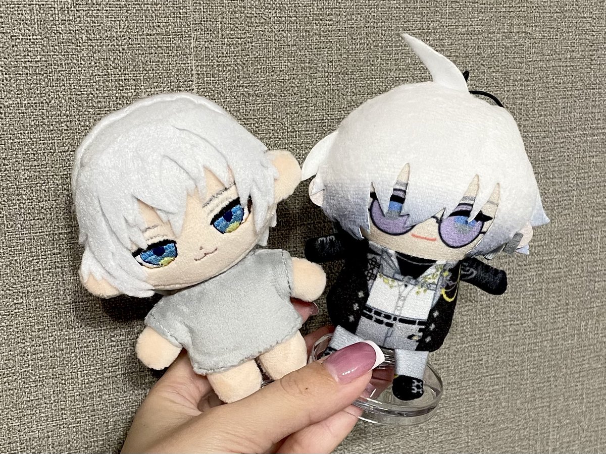 B_SAYA1009's tweet photo. デボネ丸のぱぺが届いて 魁星ぬいが完成したのでウチの子が賑やかになった！まだまだ試作中だけど…
可愛いお洋服着せたい(  ･᷅-･᷄ )

#にじぱぺっとが見られるタグ
#魁星これ開けて
#3SKMぱぺが見られるタグ
#kaelixdebonair
#デボネみる
#自作ぬい https://t.co/nTvGx4035J