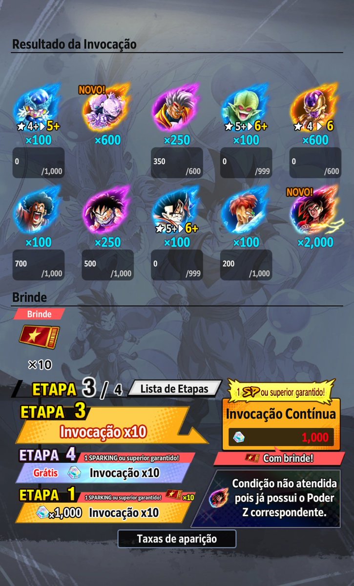 YamchaDrip's tweet photo. @Starbolt_chaoZ Eu só tinha mil cristais e aí ganhei mais mil Cronocristais da Bandai. Invoquei pela segunda vez e ele veio do nada, foi muito louco. Mas ainda acho ele um personagem muito decepcionante comparado ao que ele poderia ser. Até a Animação com Pincel de Tinta é decepcionante. https://t.co/c7akpGJWE1