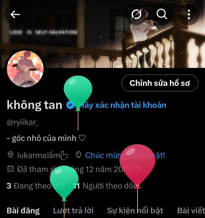 ryiikar_'s tweet photo. sinh nhật mình 🎉

#happybirthday https://t.co/lNFIOcWuJG