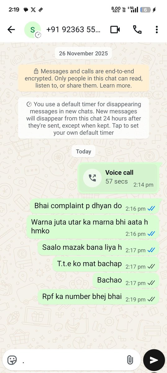 AdityaShroff8's tweet photo. here is my pnr number 2145617458my contact number is 9905467023 train number 11842 there is no t.t.e come to train to check unreserved peopleticket my phone camera is also damge i want to cordinate with t.t.e just suspended the t.t.e now also take action on drm https://t.co/jsf8hiP7Uc