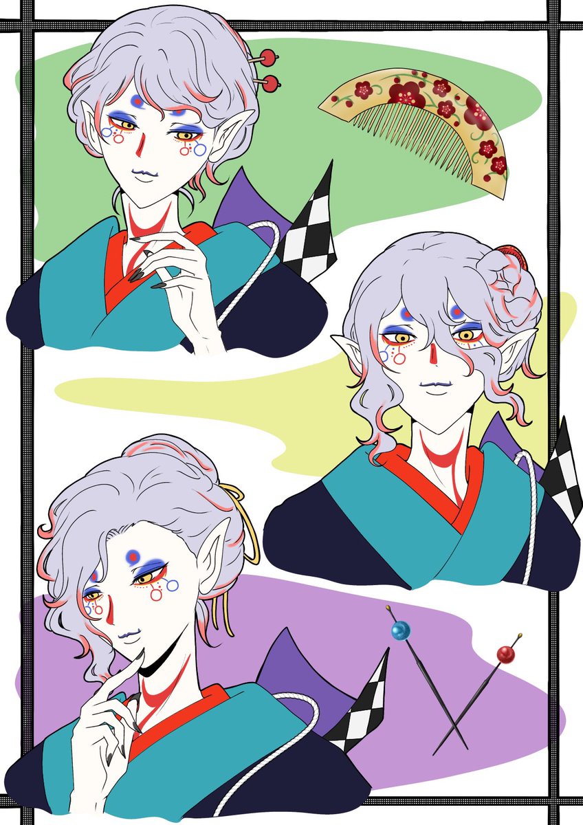 🪮
🌸リクエストのアップ髪の坤ちゃんです🌸