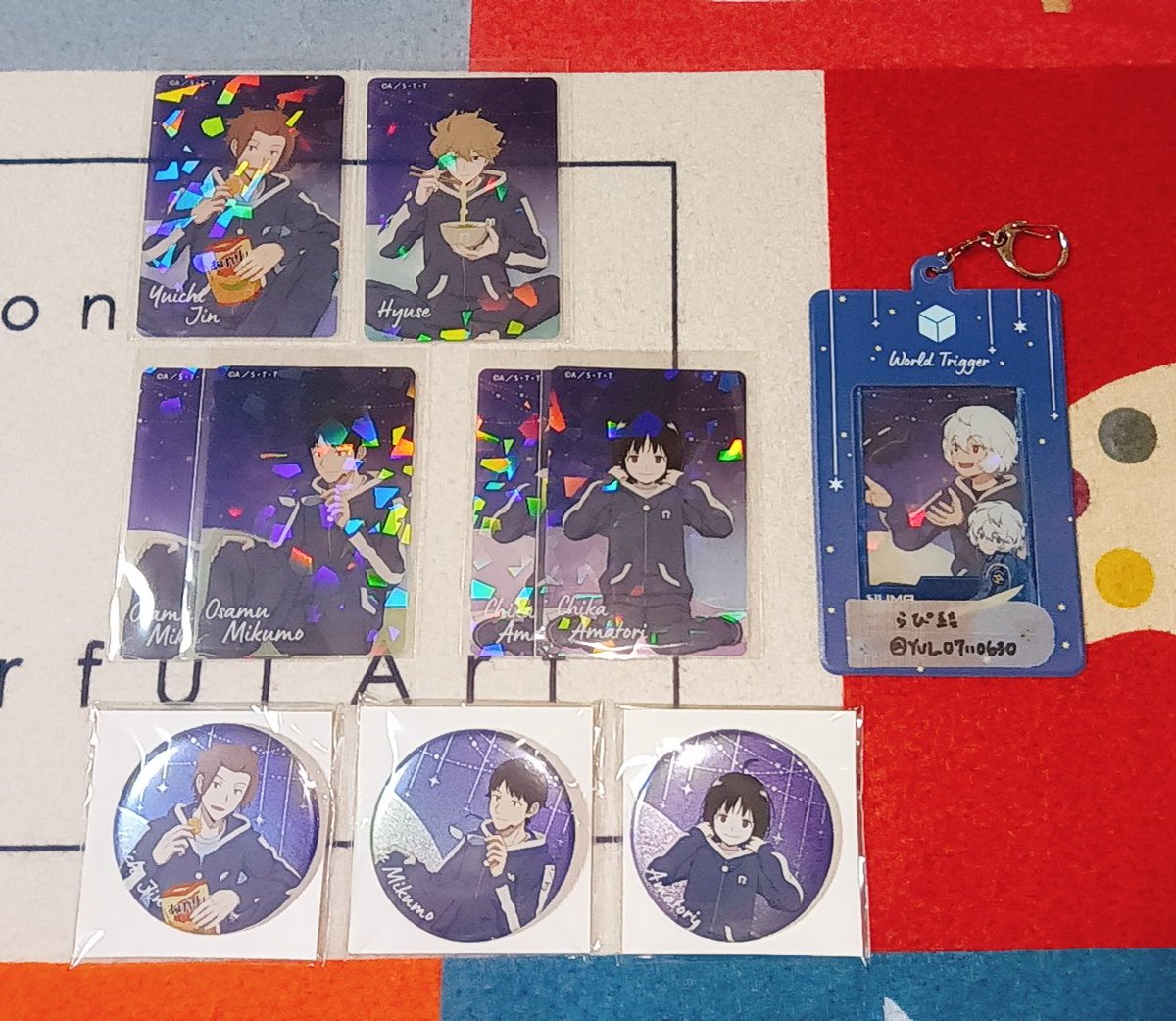 ワールドトリガー 缶バッジセット 空閑 三雲 雨取 ヒュース 迅 ワートリ ワールドトリガー 缶バッジセット 空閑 三雲 雨取 ヒュース 迅