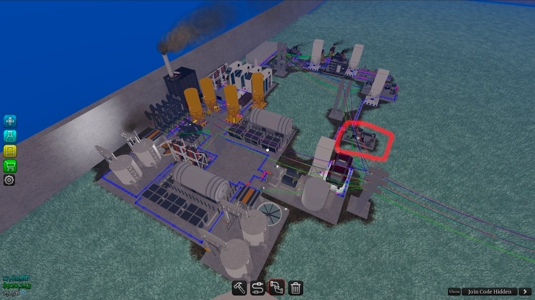 Tigertankbean's tweet photo. Man what the fuck, all of this just for some damn Gearboxes?

(The red circles where gearboxes are made)
Roblox industrialist. https://t.co/FUYU4GS7FM