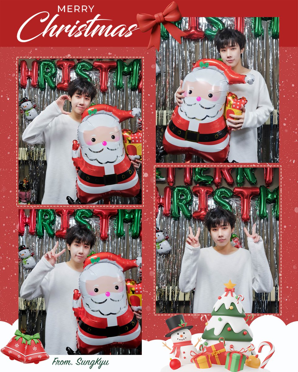 [📸] [Web발신] SK규산타 오네_배송완료🎄

고객님의 성규네컷이 배송 완료되었습니다.

· 상품명 : 크리스마스 기념 성규네컷🎁✨
· 인수자 : 시민 여러분 맘 속💗

 ∧＿∧
(・◦・)   ✧･ﾟ:*
/づ~ ♡･ﾟ:*:･★‧₊˚
　
#김성규 #KIMSUNGKYU
#메리크리스마스 #MerryChristmas