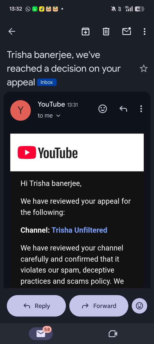 Trisha banerjee tweet media