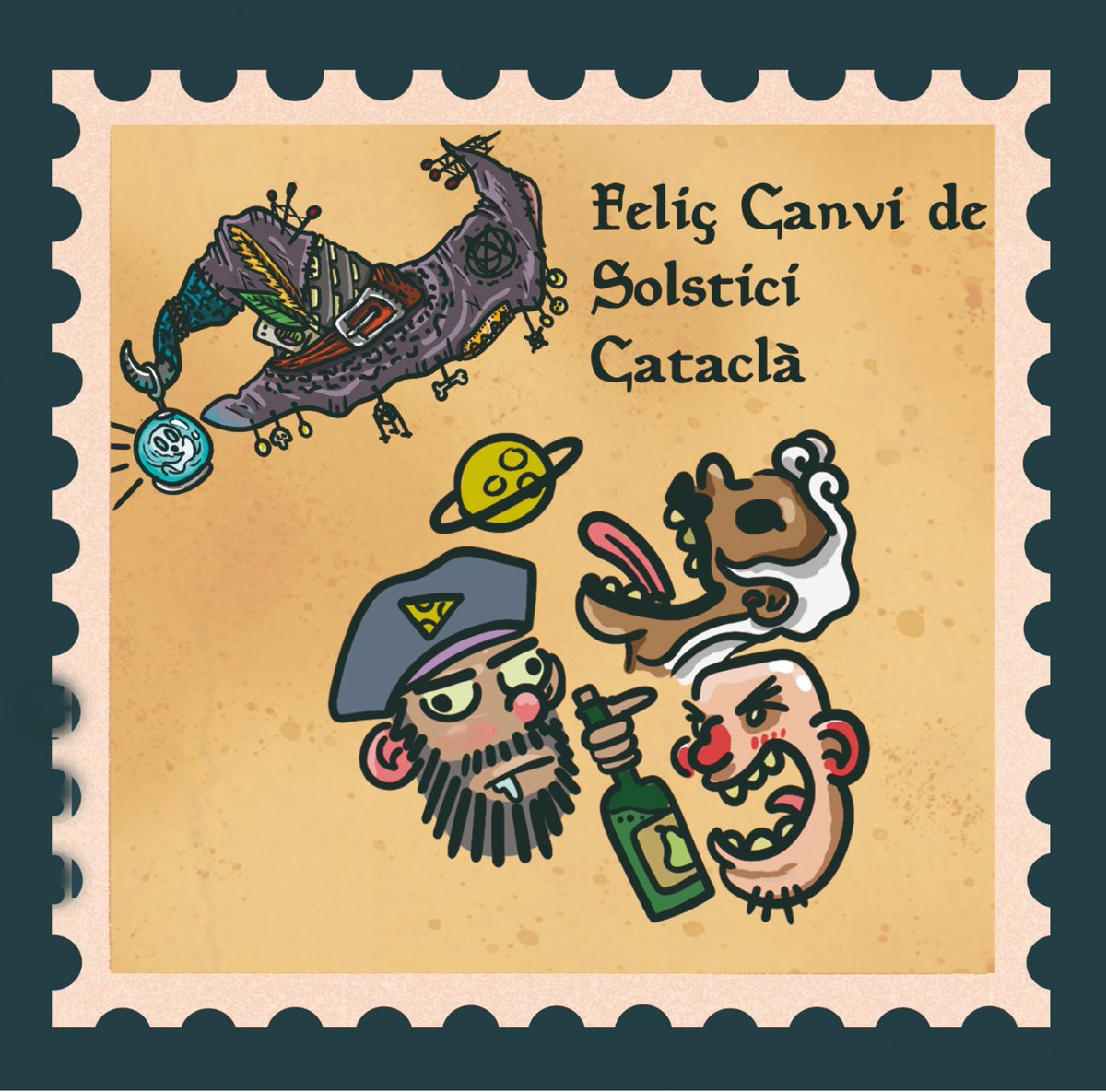 🎄Bon Nadal Cataclà

🧙‍♀️Mengeu torrons fins q exploti el cos en espurnes nadalenques i feu cagar el tió molts llibres, sobre tot si són fetillers😈!