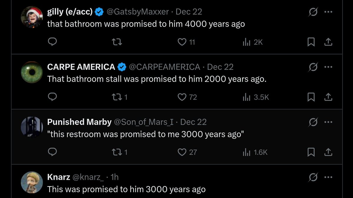 JoeMcCarthyStan's tweet image. They have one joke.

One. Joke.