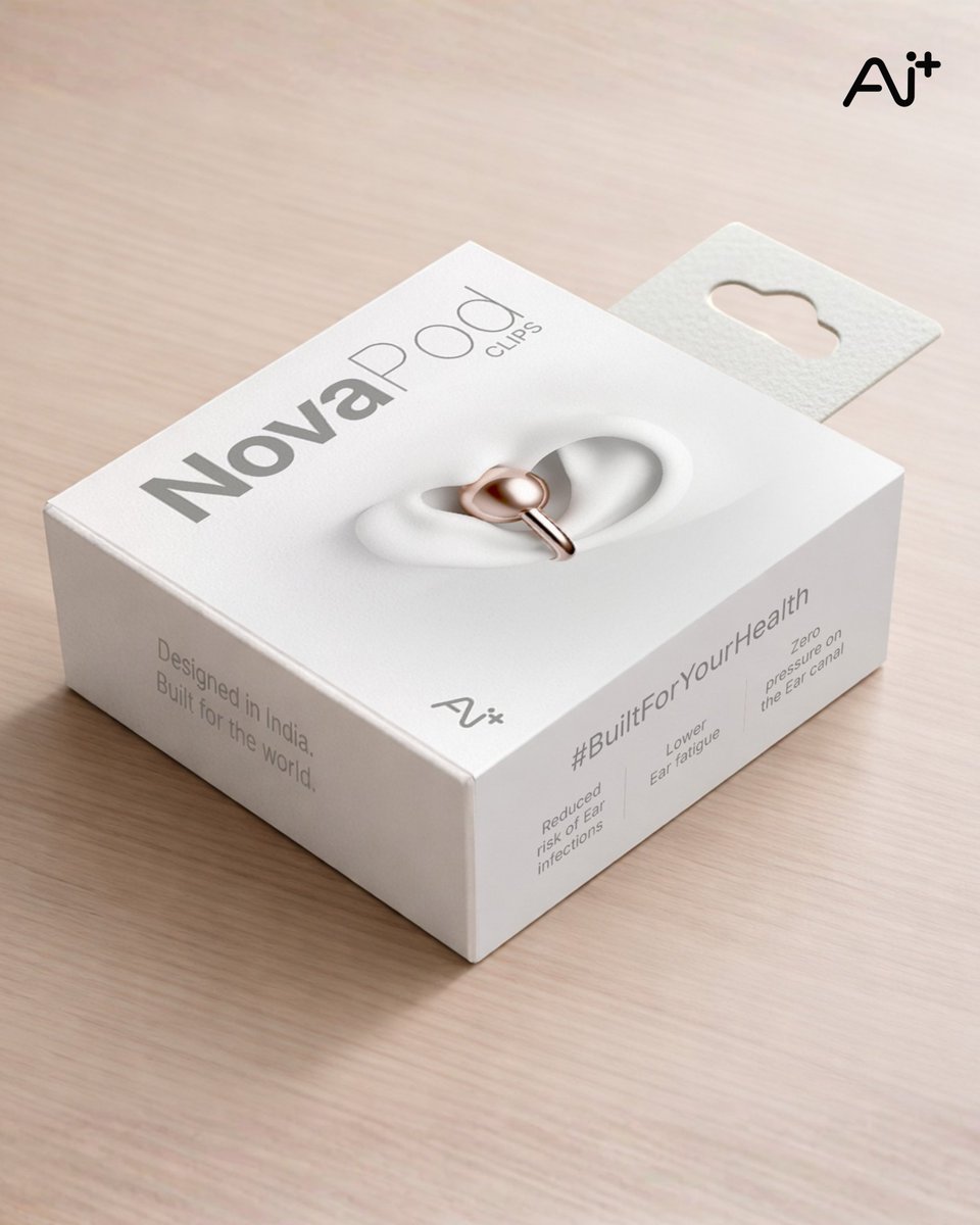 MadhavSheth1's tweet photo. Our first-ever earbuds lineup, the #NovaPods, is coming in January 2026. 

Bringing Heartbeat Tracking to your ears.

Read more at @beebomco: 
https://t.co/X6frXZ7VTu 

#NovaPods #AiPlus #AiPlusEcosystem #ConnectedLiving #Wearables https://t.co/2YH5p4MuJ8