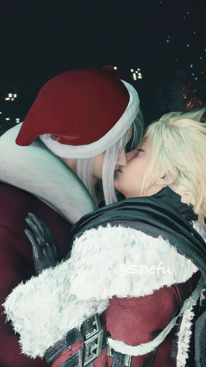 Christmas kiss 🎄

#sefikura #SephirothXCloud #FF7SC #FF7R