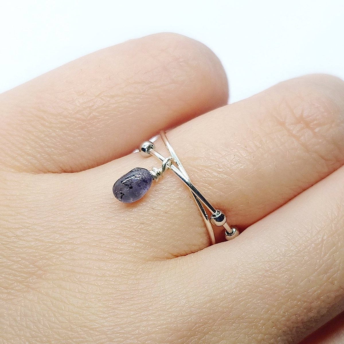 【Xmasセール】星に願いを⭐︎高品質アイオライト＊ピアスNo.183 SV925プラネットピアス(魚座/海王星/アイオライト) | ÜME Online shop