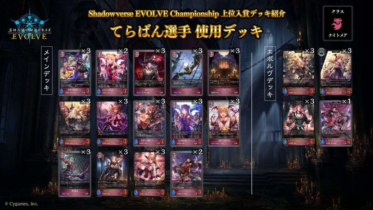 エボルヴCS 上位入賞デッキ紹介】 全国で開催されているCS大会より