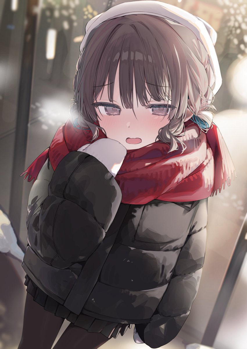 「……あつくなってきた…」 