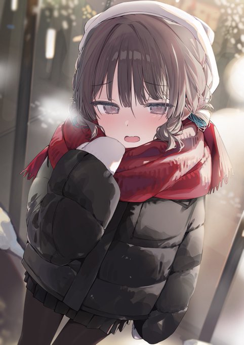 「……あつくなってきた…」 