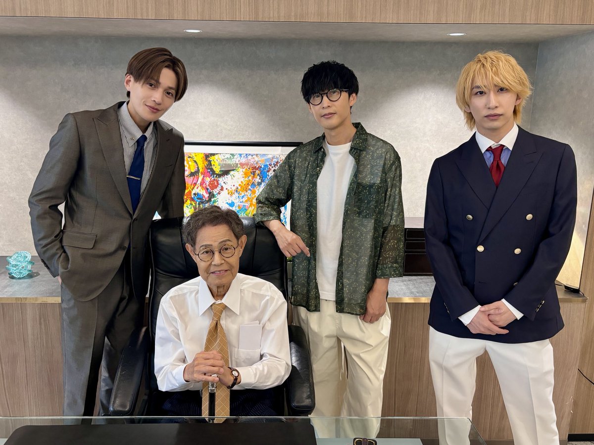 ✦ #推し上司 𝙾𝙵𝙵 𝚂𝙷𝙾𝚃 ✦

˗ˏˋ 高代家 全員集合 ˎˊ˗📸✨
#八木勇征 #加藤茶 
#福澤侑 #オーイシマサヨシ 

最終回今日深夜𝟮𝟰:𝟯𝟬放送!!

第𝟭𝟭話𝗧𝗩𝗲𝗿無料見逃し配信中👀 ✔︎
tver.jp/episodes/epxzy…
※まもなく配信終了。