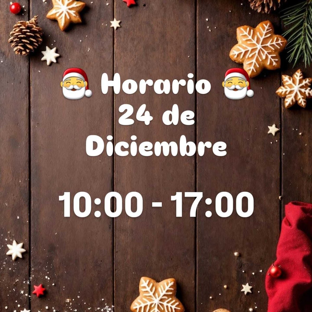 🎄✨ Horario especial 24 de diciembre en GamePLAY Stores ✨🎄
🕙 Abierto de 10:00 a 17:00

¡Aprovecha para comprar los últimos regalos gamer 🎮🎁 y dejarlo todo listo para esta noche tan especial!
Desde GamePLAY Stores te deseamos una ¡Feliz Nochebuena! 🌟🎅