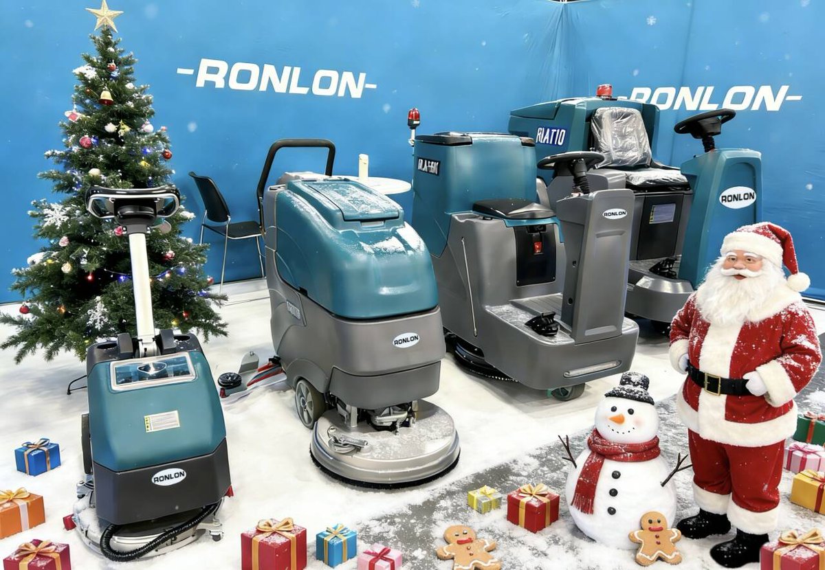 RonlonSeven's tweet image. Take a look at these machines in the Christmas spirit!🎄🎄
Christmas Eve and Christmas are here again. Seven Ronlon wishes you, your family, and your team a wonderful holiday!!🎅🎅😄
#merrychristmas #floorscrubber #concretegrinder #vacuumcleaner #factory #manufacturer