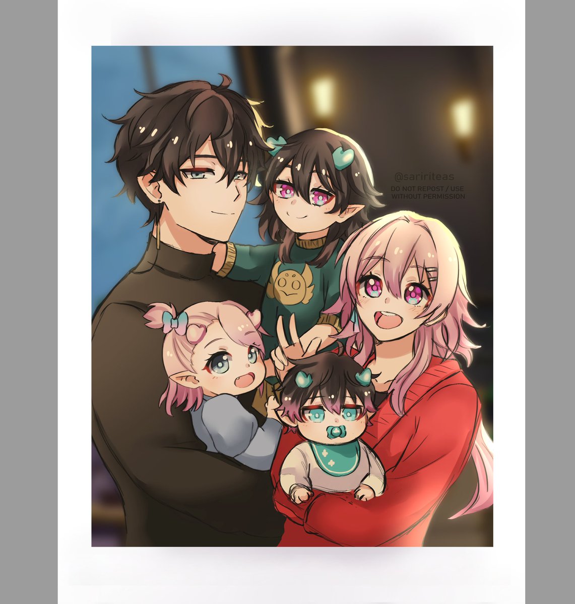 saririteas's tweet image. 🎄MERYY CHRISTMAS! 🎄

They're not my OC kids, but they belong to Kroissant! Over the year, we've grown closer and have been able to talk a lot about danmarch and everything else.  

Merry Christmas, Kroissant! ❤️
I hope you like your little gift. 
#danmarch #丹なの #DanMarch