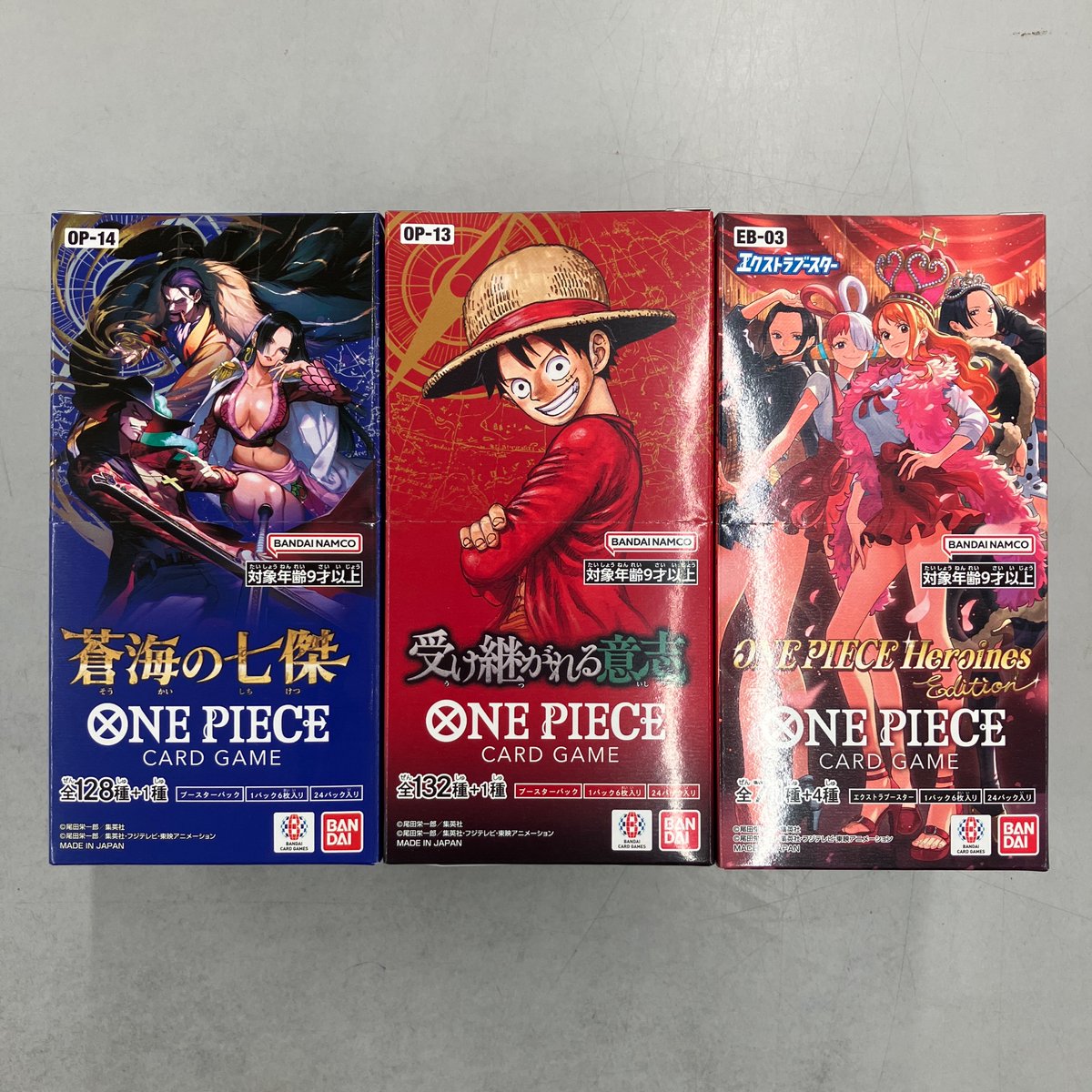 ONE PIECE カードゲーム 受け継がれる意思　ヒロイン　蒼海の七傑6BOX ワンピースカードゲーム #蒼海の七傑 #受け継がれる意志 #ヒロイン