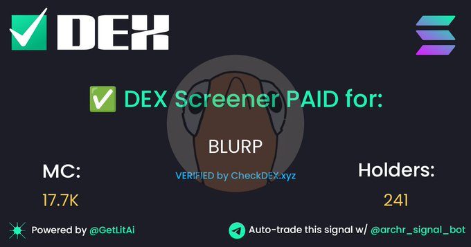 looks like DEX is paid - send it!