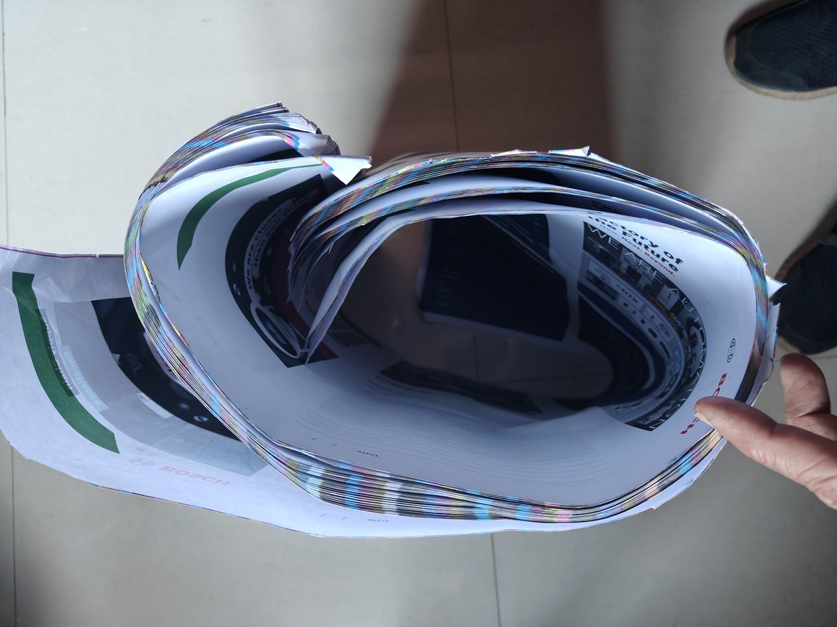 _vipin's tweet photo. @Baldstatement @amazonIN @amazon @JeffBezos @AmazonHelp @Amazonfail 37 sheets of printout making up 1.17 kg of @BoschGlobal banner came in the box instead of the mixer.

The Pioneer DDJ-FLX4 DJ controller weighs 2.1 kg. This is approximately 4.63 lbs. https://t.co/IZJVMJcqZd