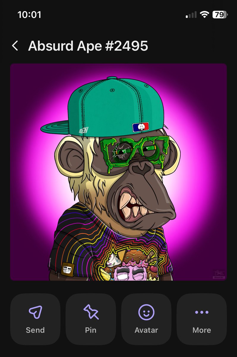 Whatever you do don’t miss out in the <a href="/AbsurdArtApes/">Absurd Apes (1%)</a> coz the rumble is packaged with #giveaways and team is grinding AF!
Thanks for the #Ape and remember to join us for daily giveaways.