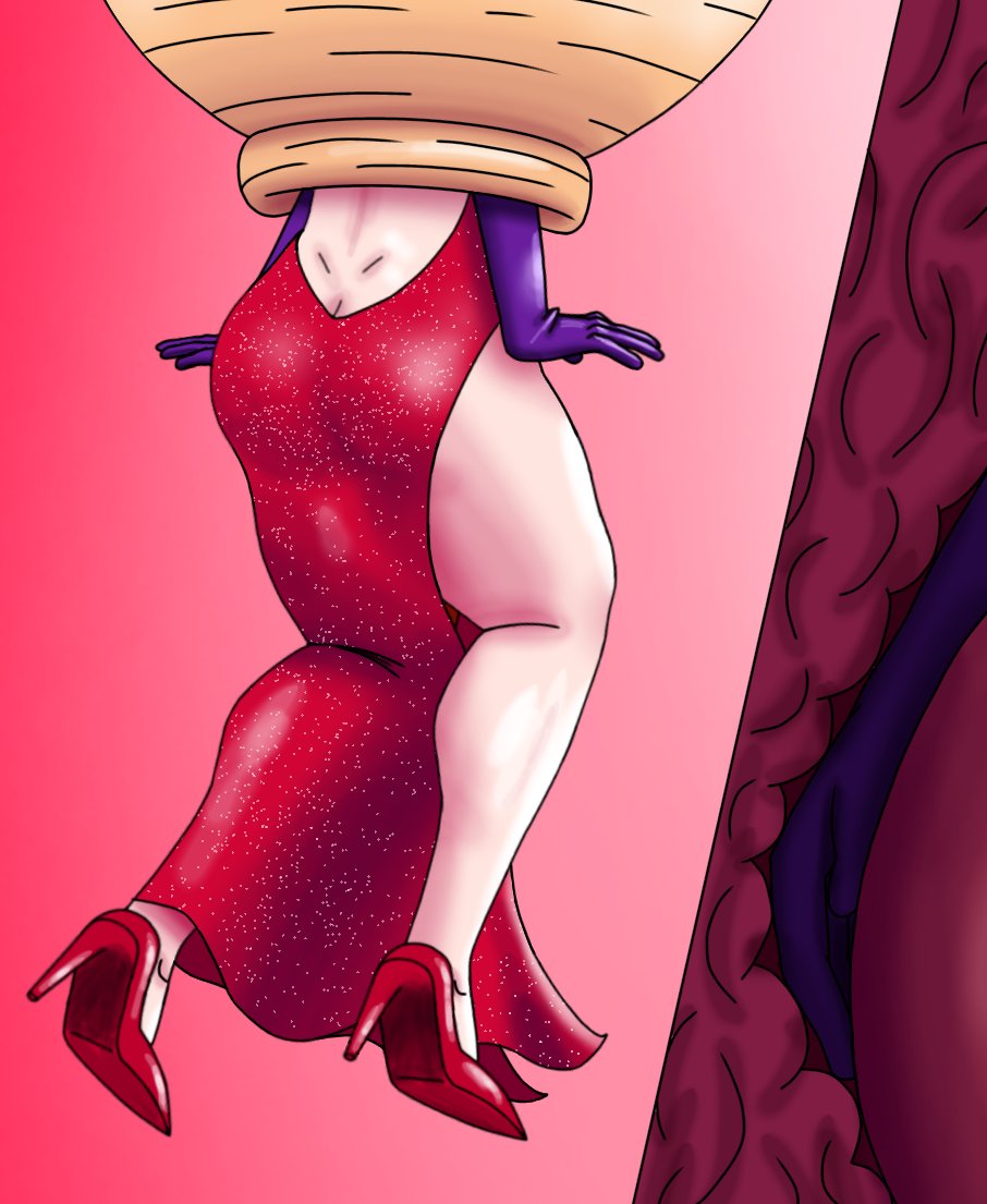 Llamame_H_'s tweet photo. Cell absorb Jessica Rabbit 

#cell #cellaborbs #cellabsorb #cellvore #vore #tailvore https://t.co/m4pPImUmeV