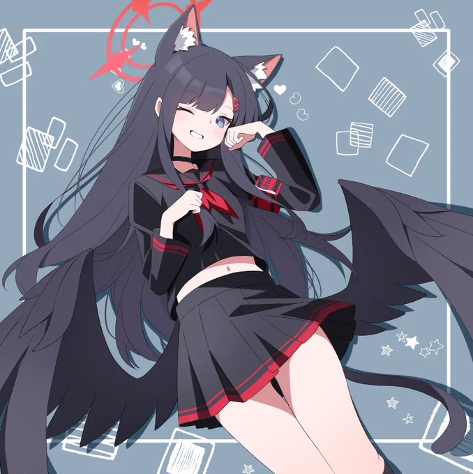 イチカ「先生はこういうの好きっすか～?にゃー…なんちゃって…。」