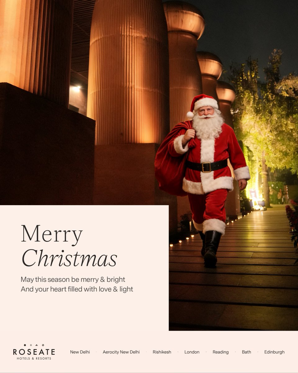 We wish you a very Merry Christmas!
