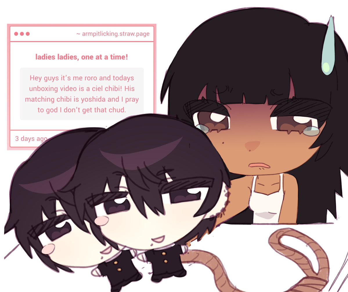 edgemaster38's tweet image. bad news for roro because she got 2 yoshida chibis