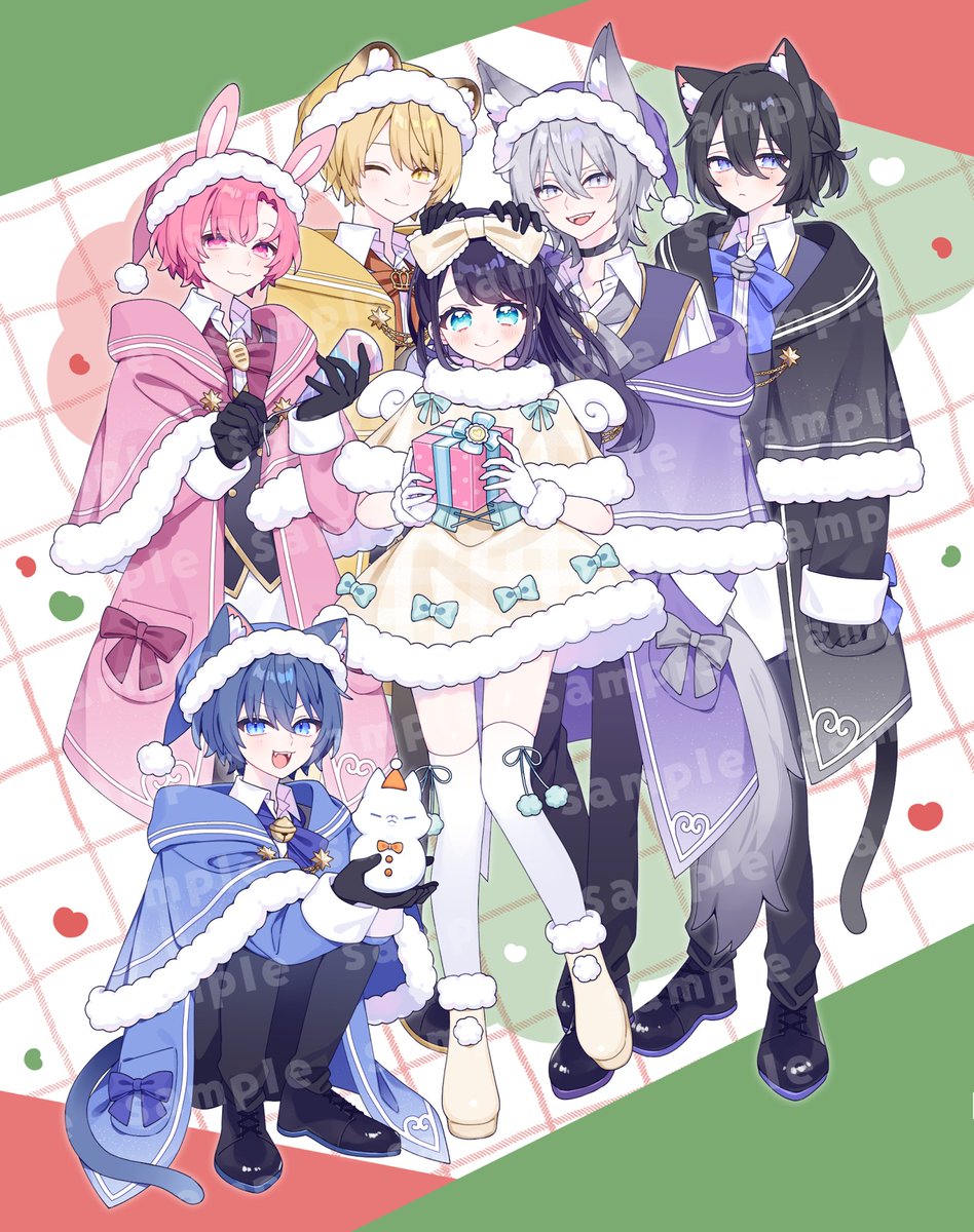 「ポプラ社様より本日12月24日発売の、*あいら*先生の『ケモカフェ!④事件発生!」|しろこのイラスト