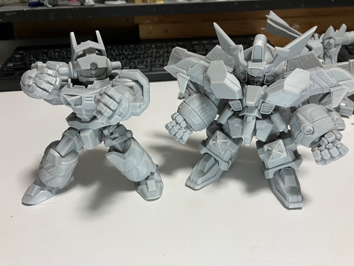 ディープインパクト✨️湘爆フィギュア制作中✨️確認✨️後少しで、完成❗️ An unlikely Epic matchup !!! #fblifestyle