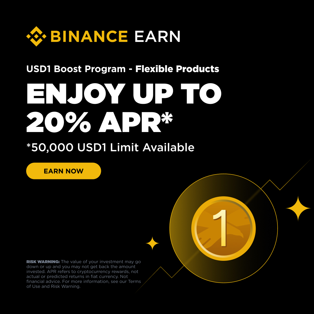 The new #BinanceEarn Booster Program is here. 

Earn up to 20% APR on Flexible Products.

Know more 👉 binance.com/en/support/ann…