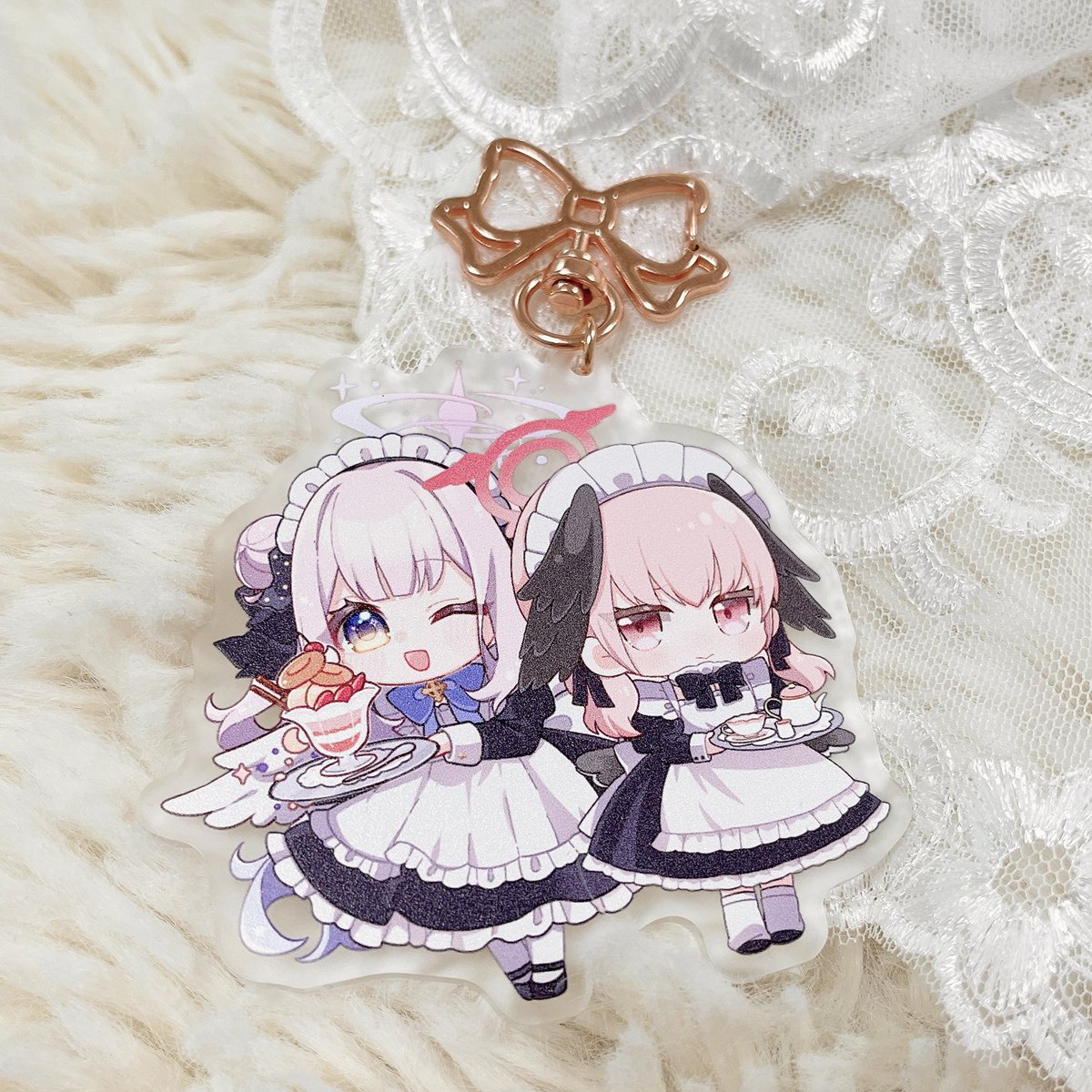 アクスタと新刊セットについてくるアクリルキーホルダー🎀