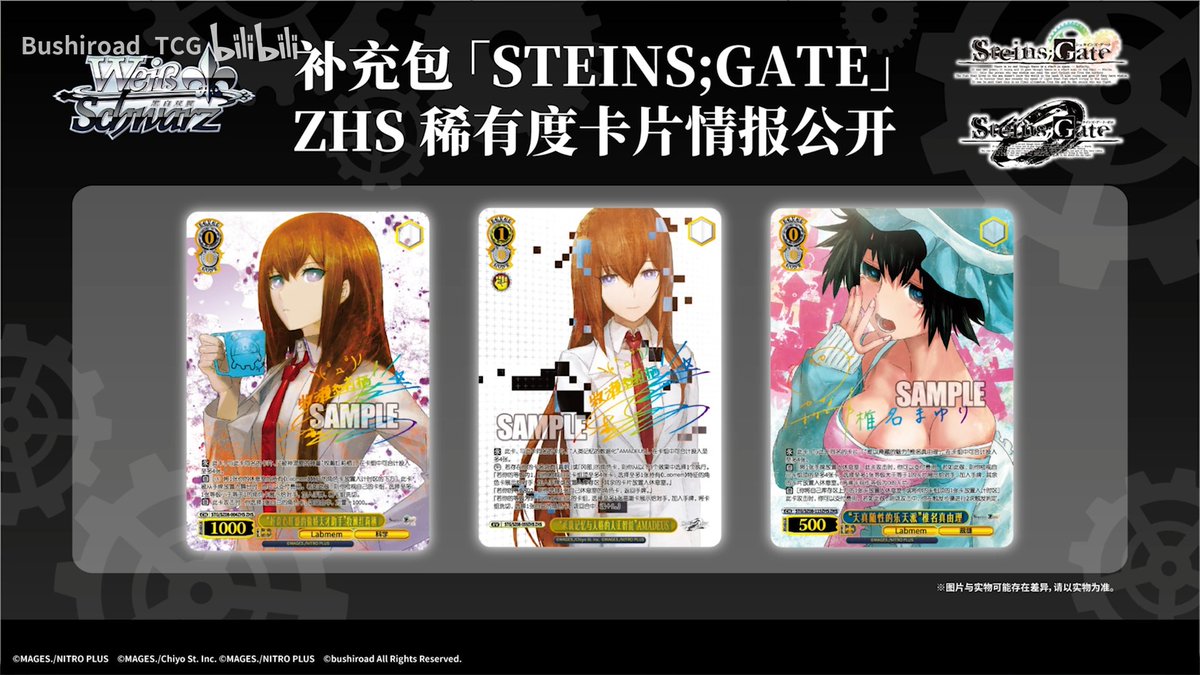 ヴァイスシュヴァルツ　デッキ販売　STEINS;GATE トライアルデッキ＋(プラス) STEINS;GATE ｜ ヴァイスシュヴァルツ