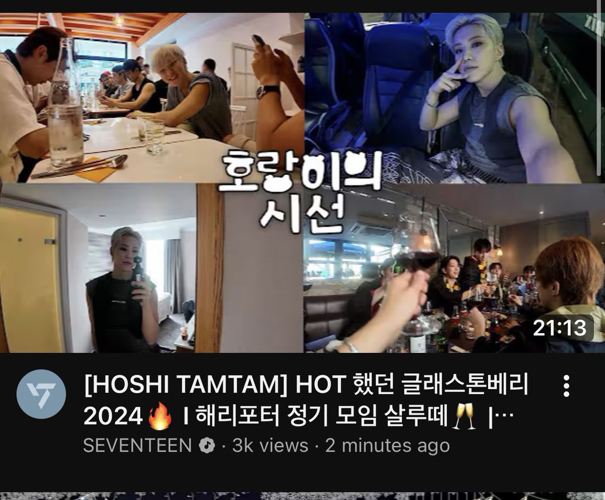 horanghaeBK's tweet image. 21 mins of Hoshi vlog and all 13 members are included in I’m gonna cry i miss ot13 😭